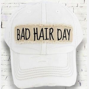New w tags “Bad Hair Day” hat
